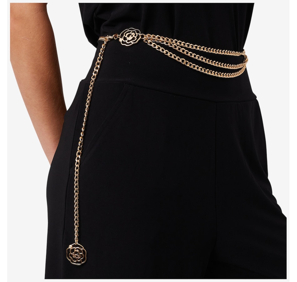 Image 101663_GLD.jpg, Product 101-663 / Price $39.99, Kim & Co. Flower Chain Belt from Kim & Co. on TSC.ca's Fashion department