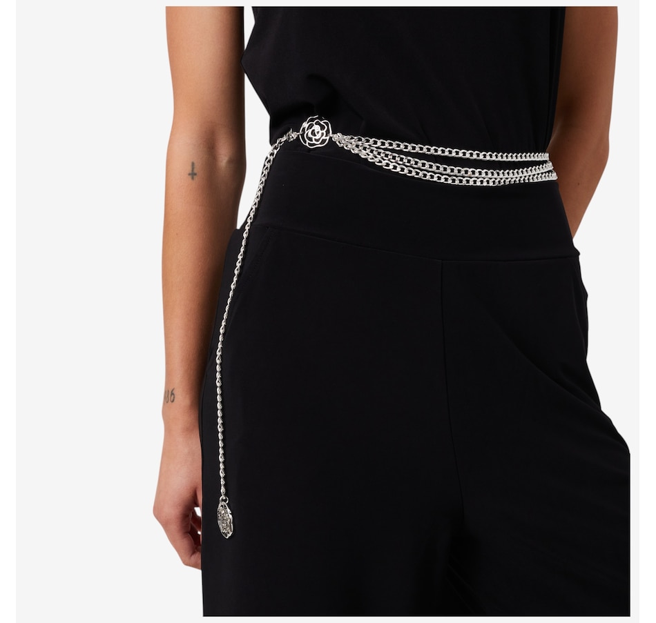 Image 101663_SIL.jpg, Product 101-663 / Price $39.99, Kim & Co. Flower Chain Belt from Kim & Co. on TSC.ca's Fashion department