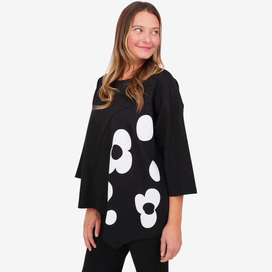 Image 101770_BLK.jpg, Product 101-770 / Price $29.33, Red Coral Matte Vinyl Printed Sweatshirt from Red Coral Fashions on TSC.ca's Fashion department