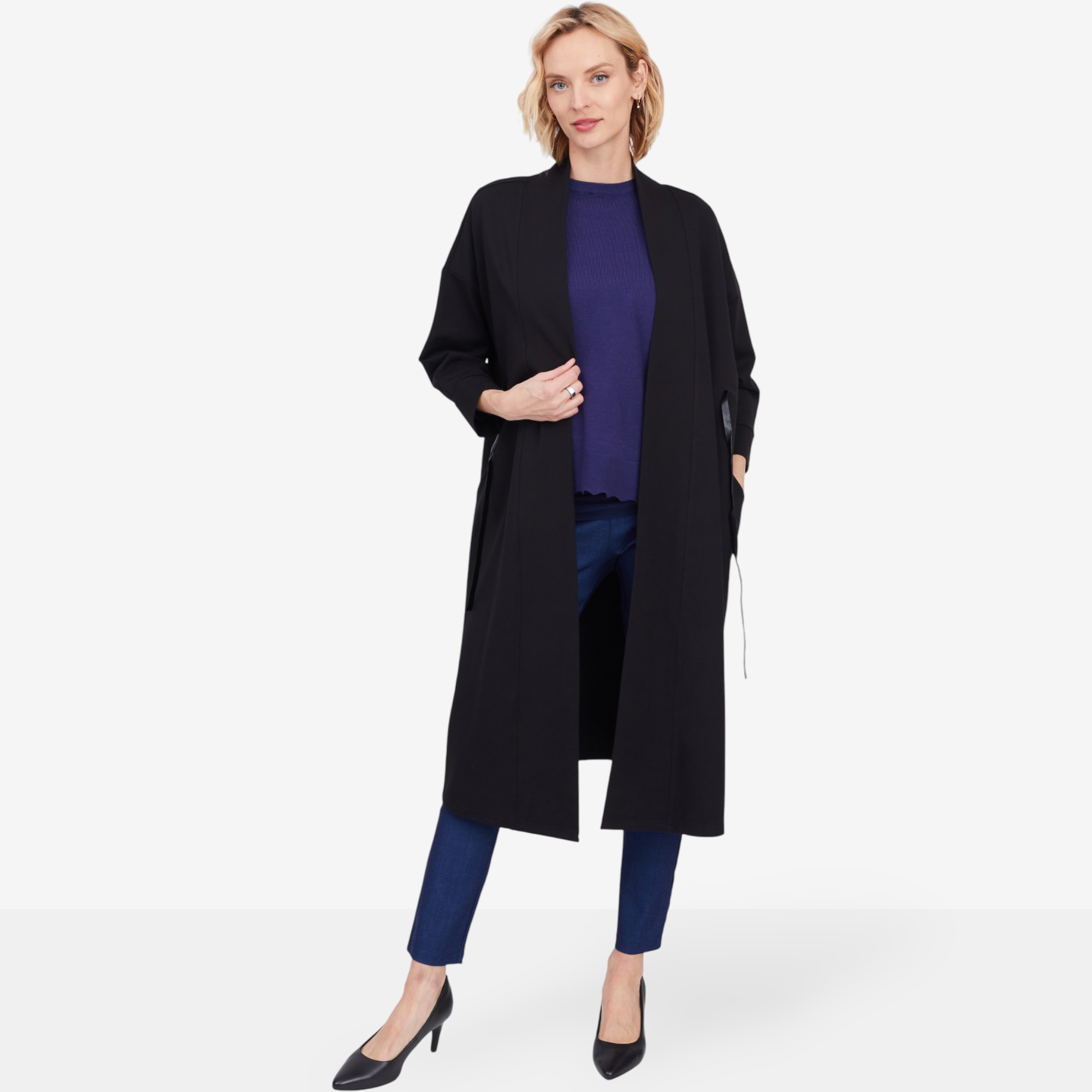 Red Coral Open Front Overcoat - TSC.ca