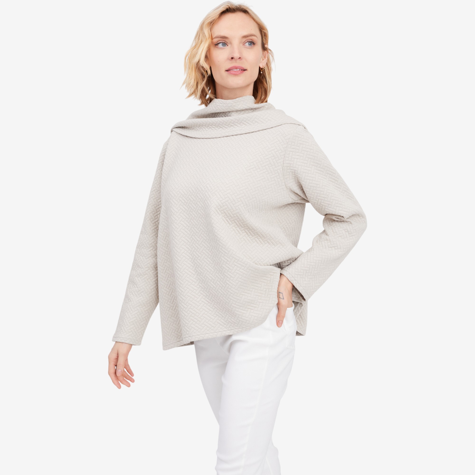 Red Coral Quilted Two-Piece Sweater - TSC.ca