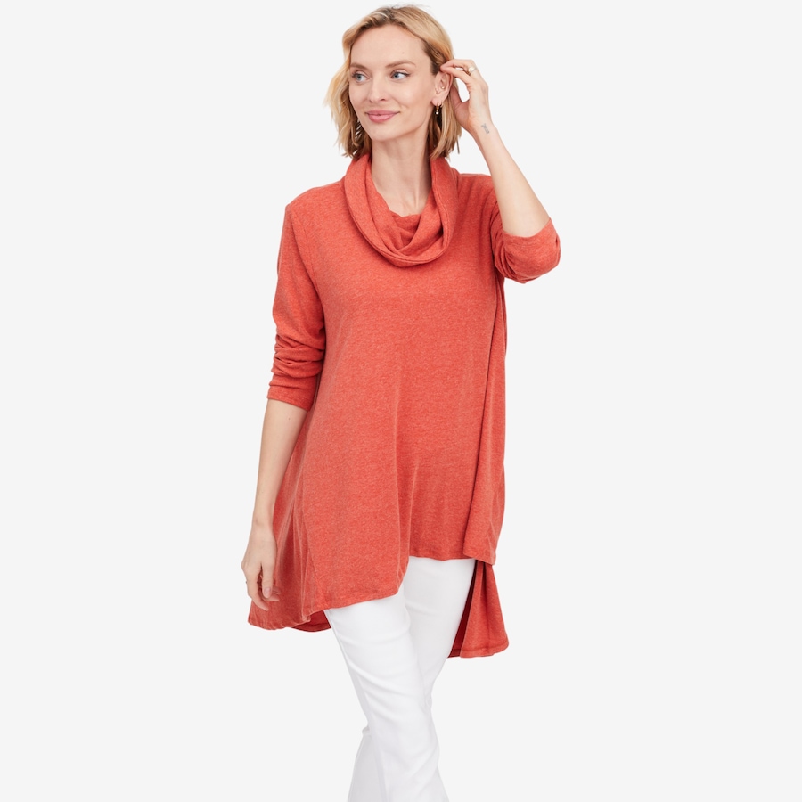Image 101776_ALTMORE5.jpg, Product 101-776 / Price $84.88, Red Coral Dramatic High Low Tunic from Red Coral Fashions on TSC.ca's Fashion department
