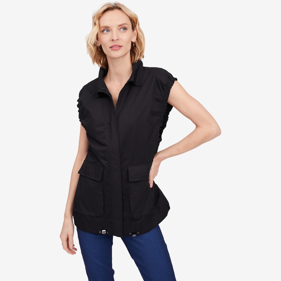Image 101785_BLK.jpg, Product 101-785 / Price $59.33, Red Coral Zip Up Vest with Pocket from Red Coral Fashions on TSC.ca's Fashion department
