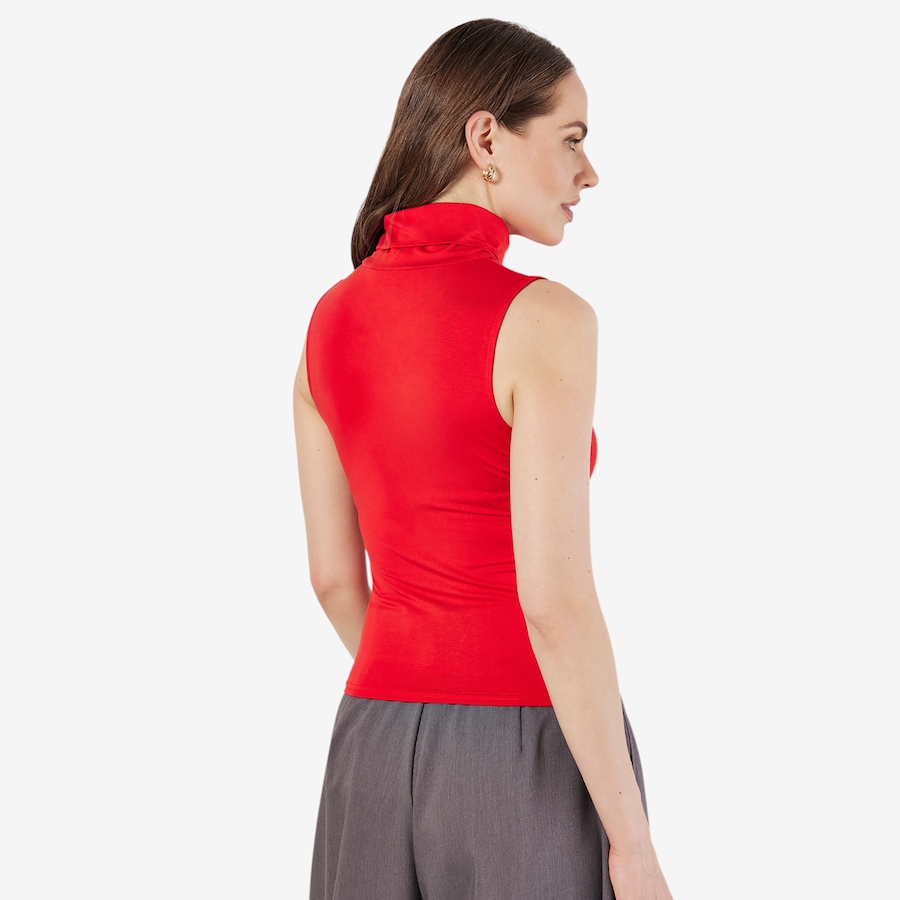 Image 101792_ALTMORE2.jpg, Product 101-792 / Price $29.88, Apricot Heavy Jersey Sleeveless Roll Neck Top from Apricot on TSC.ca's Fashion department