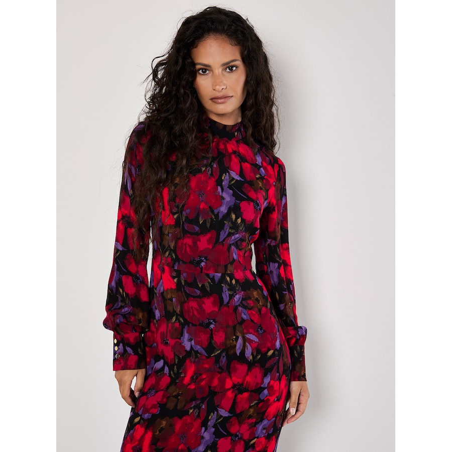 Image 101803_ALTMORE1.jpg, Product 101-803 / Price $69.88, Apricot Ornate Floral High Neck Midaxi Dress from Apricot on TSC.ca's Fashion department