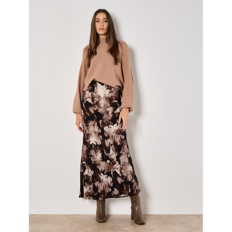 Image 101805_ALTMORE4.jpg, Product 101-805 / Price $54.88, Apricot Paintbrush Floral Slip Skirt from Apricot on TSC.ca's Fashion department