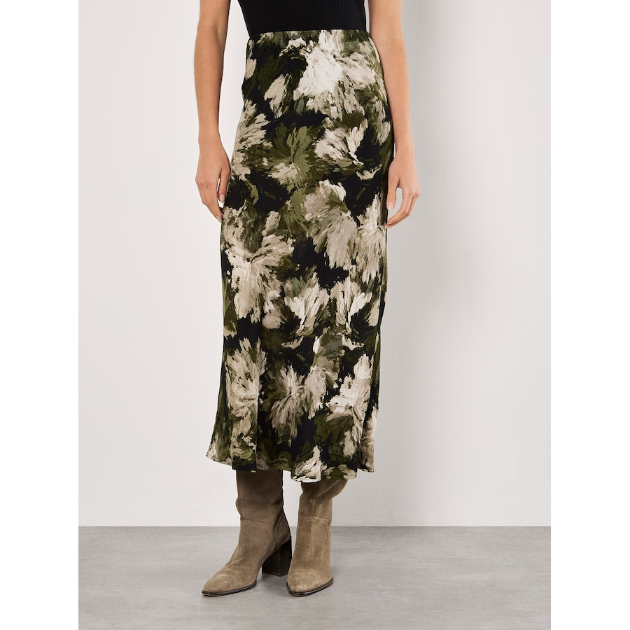 Image 101805_KHA.jpg, Product 101-805 / Price $54.88, Apricot Paintbrush Floral Slip Skirt from Apricot on TSC.ca's Fashion department