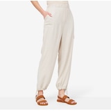 Legacy Roma Soft Linen Blend Tie Detail Pant