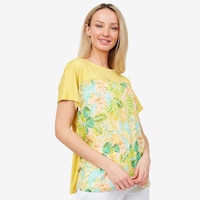 Legacy Modal Jersey Printed Front Top