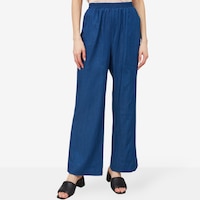 Legacy Stretch Lyocel Denim Amingiri Wide Leg Pant