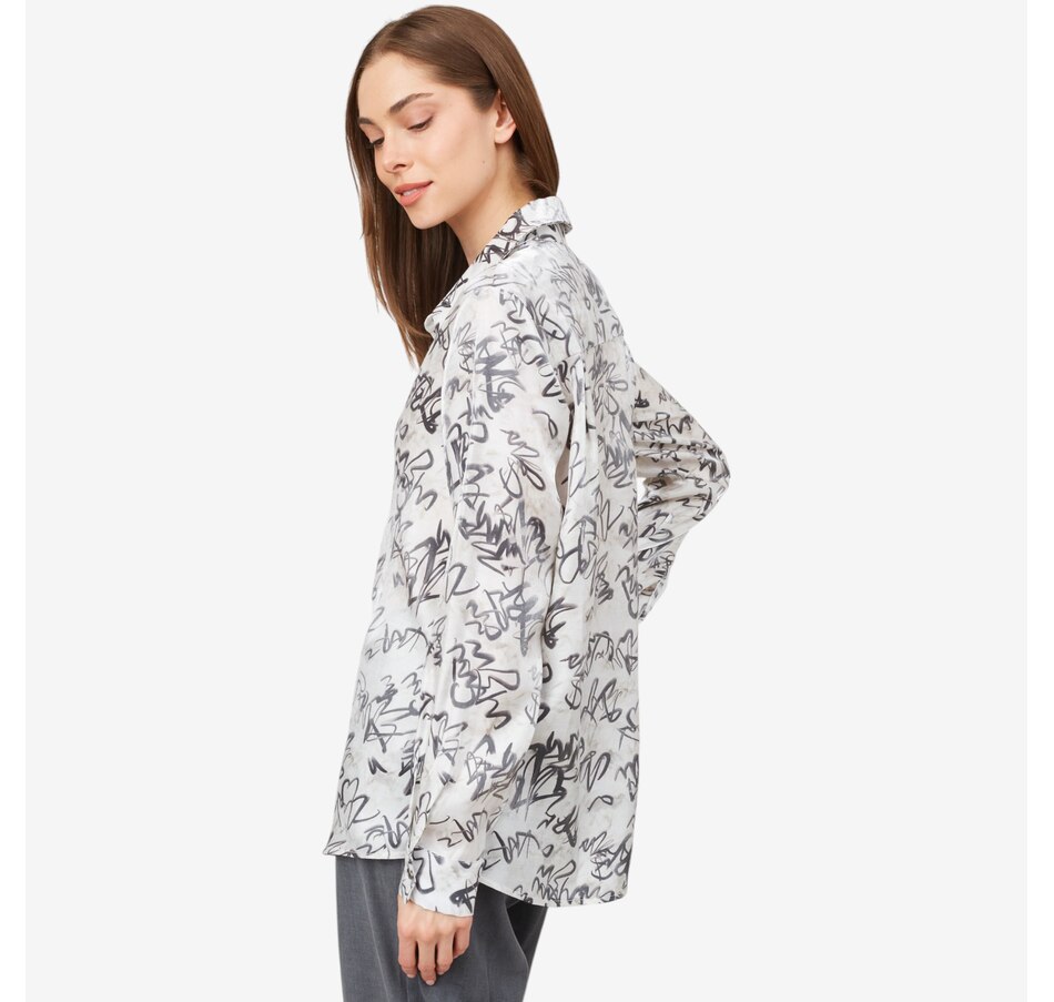 Image 101833_ALTMORE2.jpg, Product 101-833 / Price $49.33, Legacy Shino Shimmer Script Print Blouse from Legacy on TSC.ca's Fashion department
