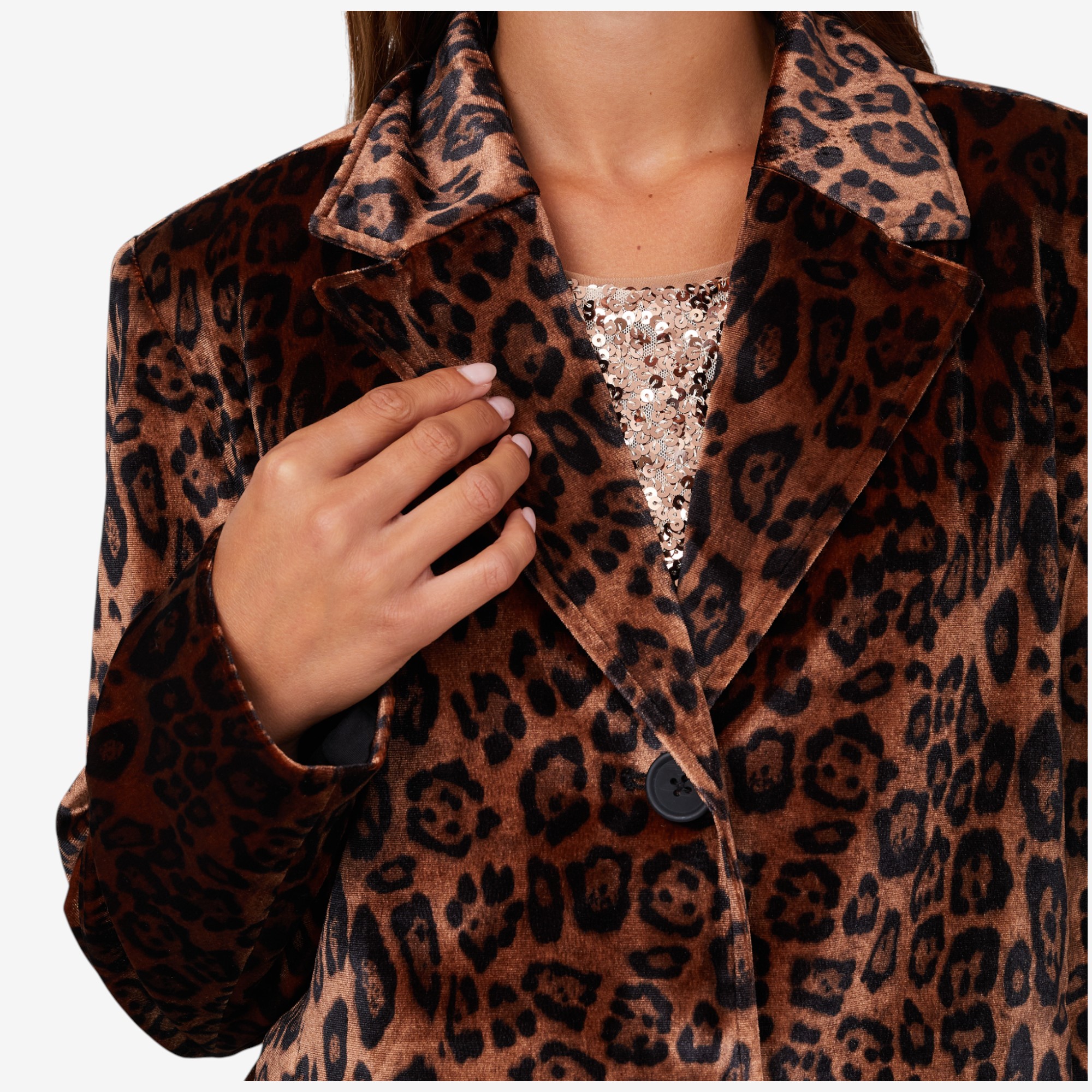 Stacy London Single Breasted Velvet Blazer - TSC.ca