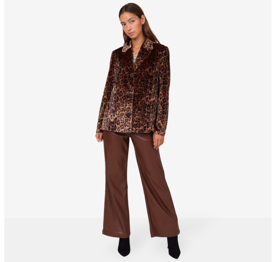 Image 101857_ALTMORE3.jpg, Product 101-857 / Price $170.00, Stacy London Single Breasted Velvet Blazer from by Stacy London on TSC.ca's Fashion department