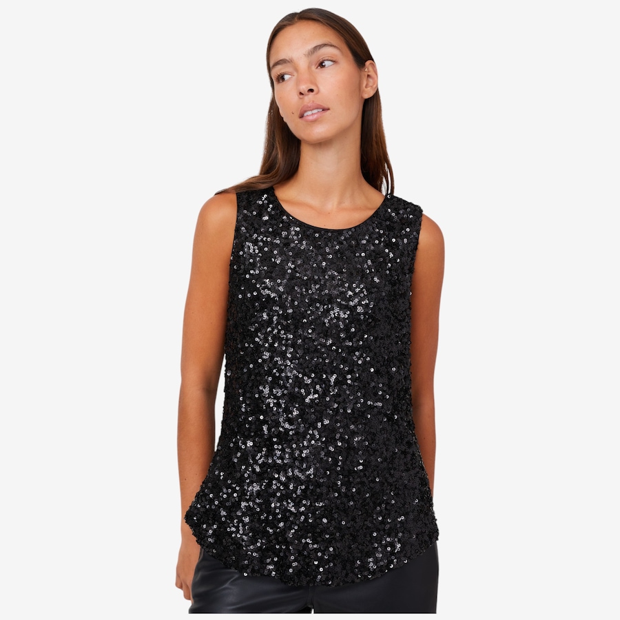 Image 101861_BLK.jpg, Product 101-861 / Price $29.33, Stacy London Knit Sequin Top from by Stacy London on TSC.ca's Fashion department