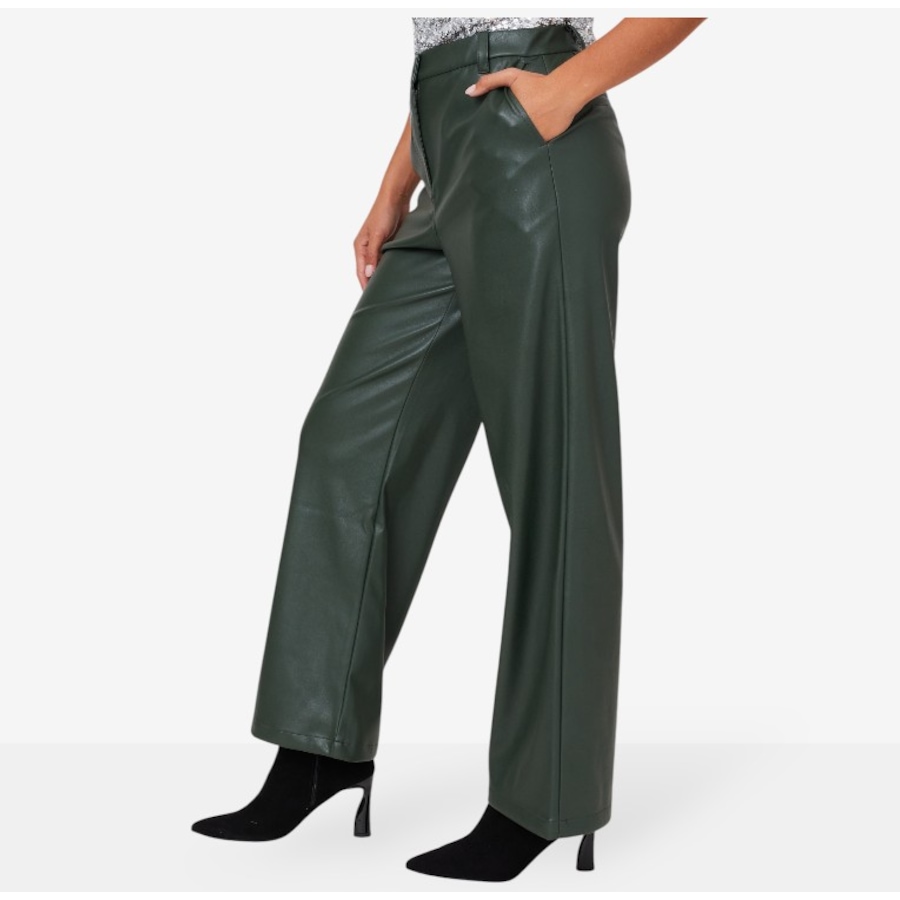 Image 101862_ALTMORE1.jpg, Product 101-862 / Price $94.88, Stacy London Faux Leather Pleated Trouser from by Stacy London on TSC.ca's Fashion department