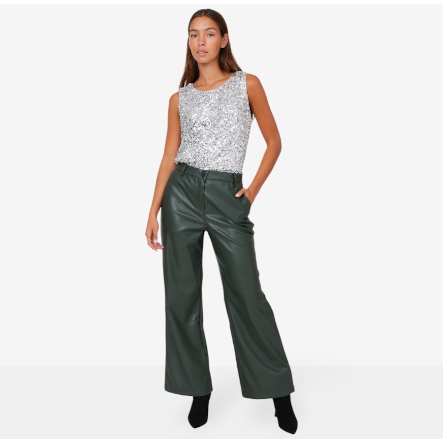 Image 101862_ALTMORE2.jpg, Product 101-862 / Price $94.88, Stacy London Faux Leather Pleated Trouser from by Stacy London on TSC.ca's Fashion department