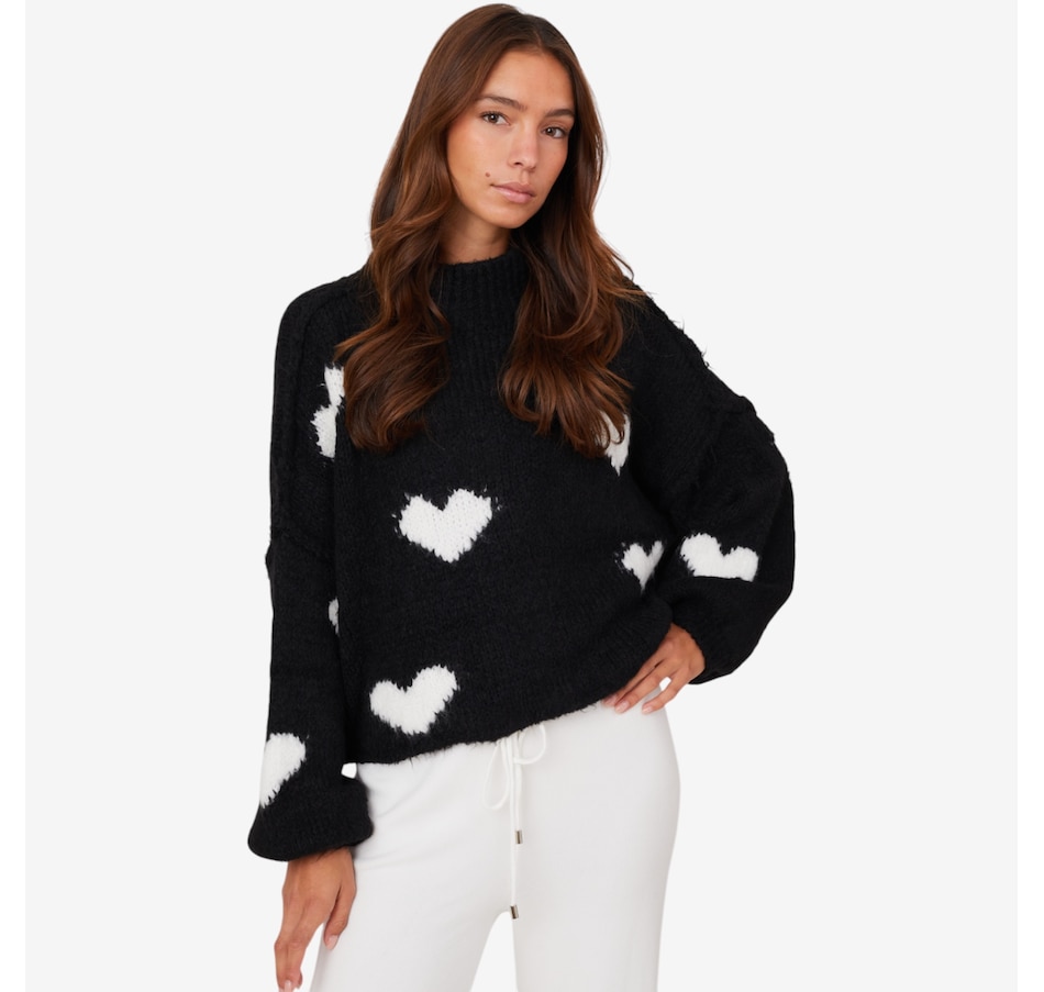 Image 101875_BLK.jpg, Product 101-875 / Price $69.88, Astrid Funnel Neck Drop Shoulder Sweater from Astrid on TSC.ca's Fashion department