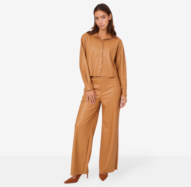 Astrid Faux Leather Pull-On Pant - TSC.ca