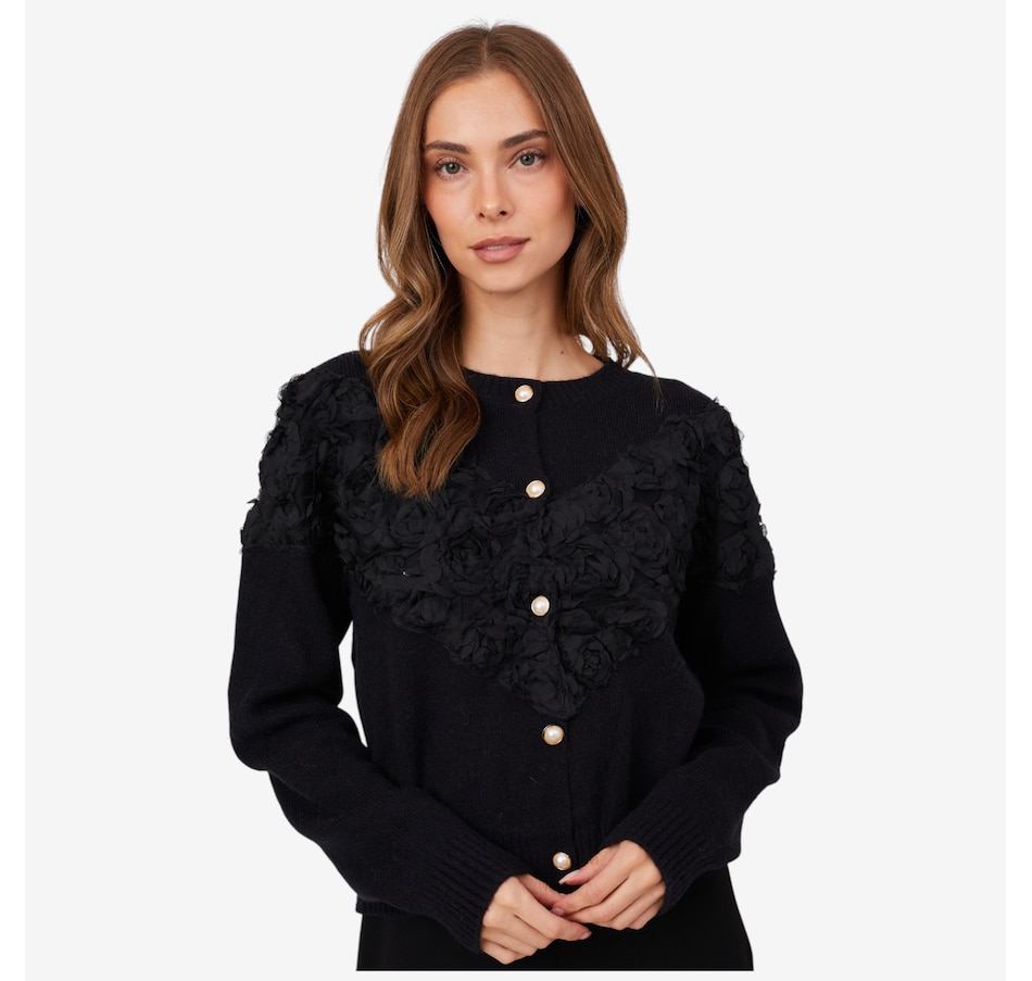 Image 101879_BLK.jpg, Product 101-879 / Price $69.88, Astrid Novelty Cardigan from Astrid on TSC.ca's Fashion department