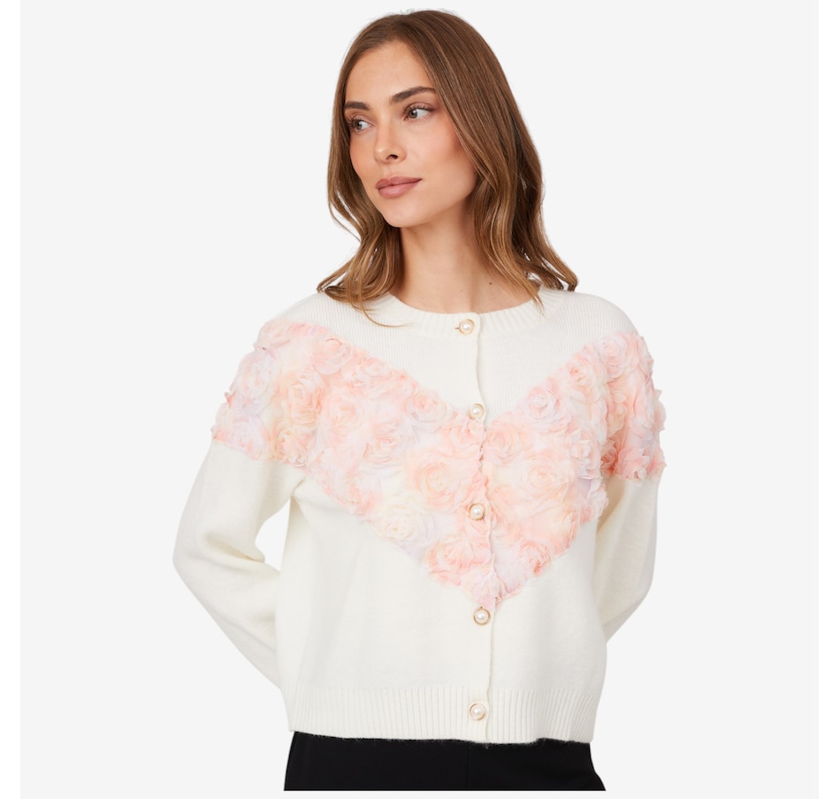 Image 101879_CRM.jpg, Product 101-879 / Price $69.88, Astrid Novelty Cardigan from Astrid on TSC.ca's Fashion department