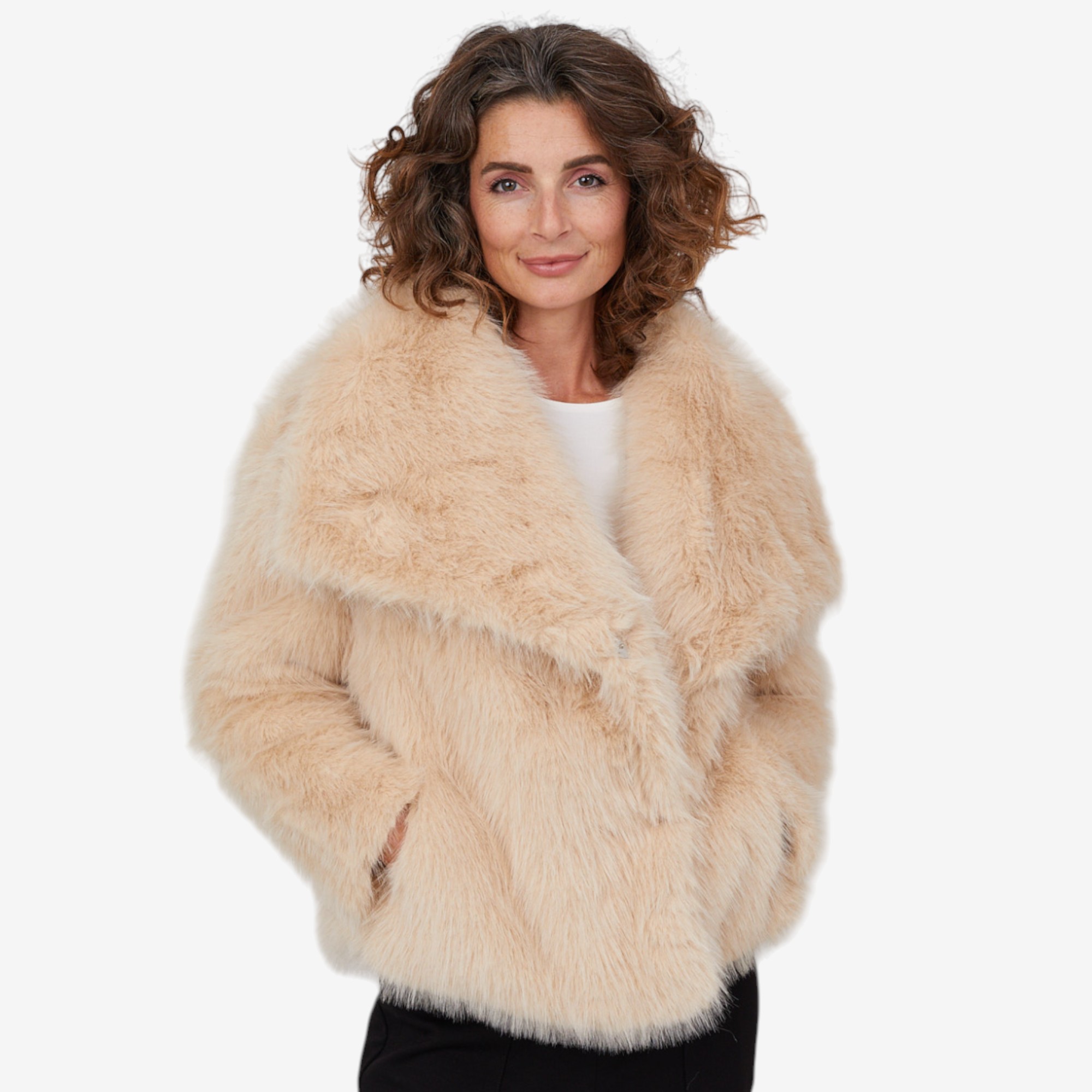 Astrid Faux Fur Short Jacket - TSC.ca