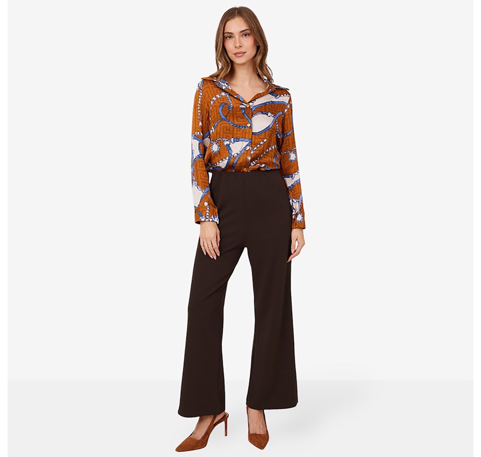 Image 101885_BRN.jpg, Product 101-885 / Price $69.88, Astrid Pull On Flare Pant from Astrid on TSC.ca's Fashion department