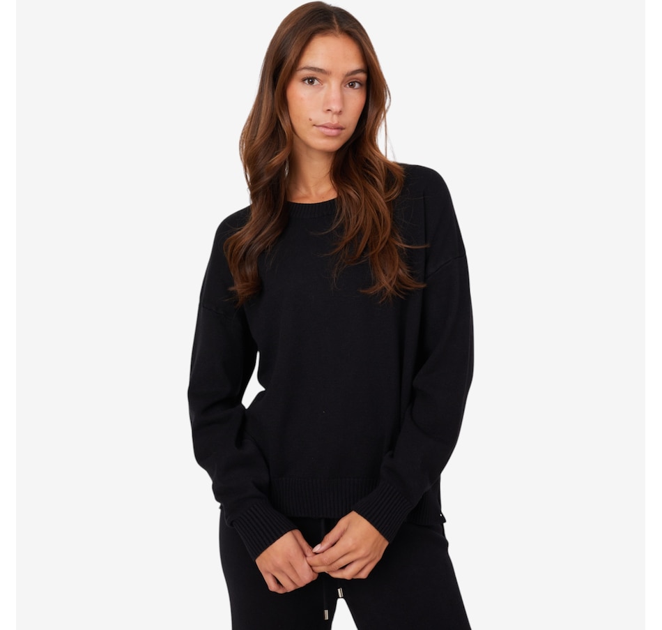 Image 101888_BLK.jpg, Product 101-888 / Price $59.88, Astrid Luxe Soft Knit Top from Astrid on TSC.ca's Fashion department