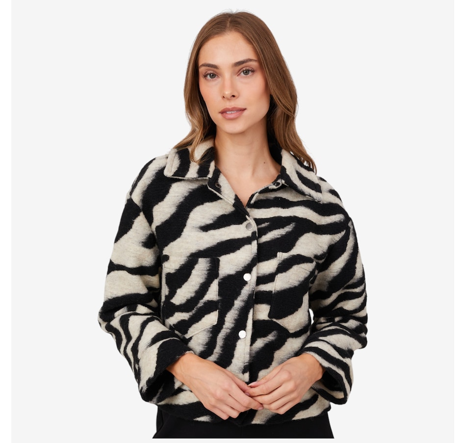 Image 101889_ZEB.jpg, Product 101-889 / Price $54.33, Astrid Faux Wool Blend Short Jacket from Astrid on TSC.ca's Fashion department