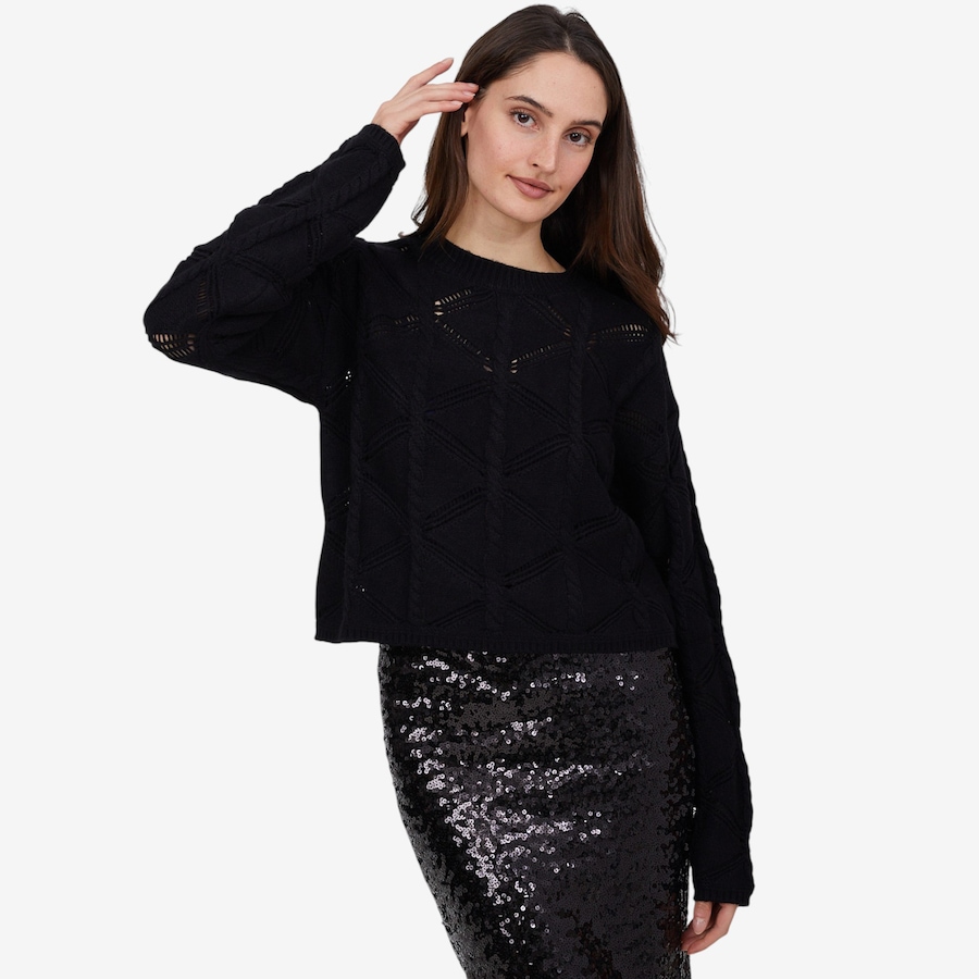 Image 101896_BLK.jpg, Product 101-896 / Price $29.33, Astrid Detail Sweater from Astrid on TSC.ca's Fashion department