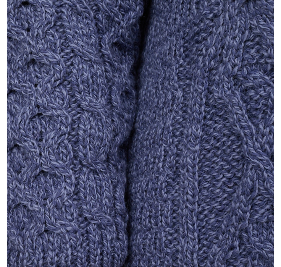 Image 101897_ALTMORE6.jpg, Product 101-897 / Price $159.99, Aran Woollen Mills A-Line Merino Diamond and Cable Cardigan from Aran Woollen Mills on TSC.ca's Fashion department