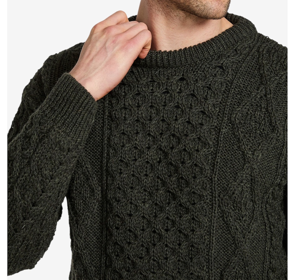 Image 101898_ALTMORE8.jpg, Product 101-898 / Price $84.99, Aran Woollen Mills Unisex Classic Heritage Aran Sweater from Aran Woollen Mills on TSC.ca's Fashion department