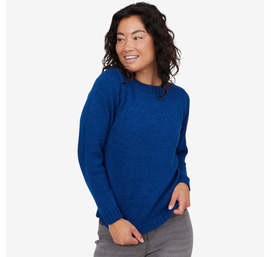 Image 101902_ALTMORE010.jpg, Product 101-902 / Price $150.00, Aran Woollen Mills Plain Stitch Crewneck Sweater from Aran Woollen Mills on TSC.ca's Fashion department