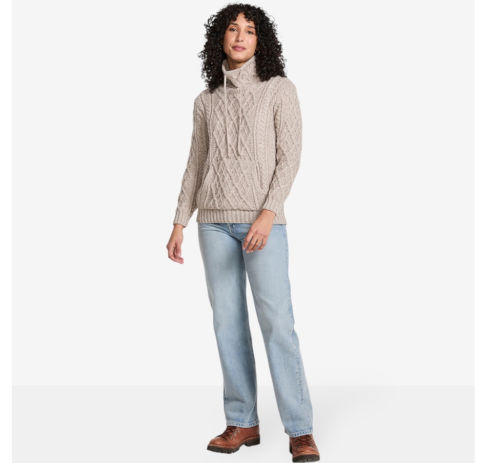 Image 101908_ALTMORE2.jpg, Product 101-908 / Price $154.99, Aran Woollen Mills Drawstring Sweater with Pouch Pocket from Aran Woollen Mills on TSC.ca's Fashion department