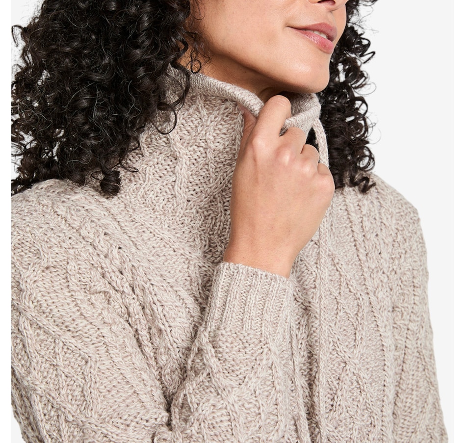 Image 101908_ALTMORE4.jpg, Product 101-908 / Price $154.99, Aran Woollen Mills Drawstring Sweater with Pouch Pocket from Aran Woollen Mills on TSC.ca's Fashion department