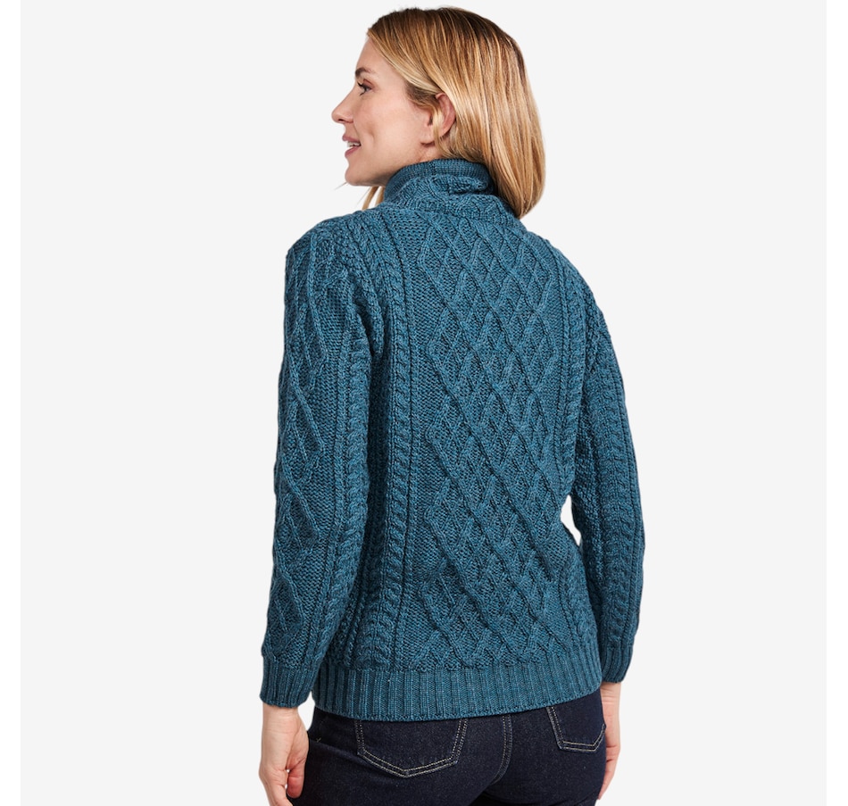 Image 101908_ALTMORE7.jpg, Product 101-908 / Price $154.99, Aran Woollen Mills Drawstring Sweater with Pouch Pocket from Aran Woollen Mills on TSC.ca's Fashion department