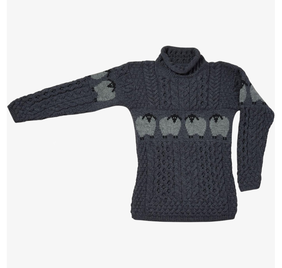 Image 101911_ALTMORE5.jpg, Product 101-911 / Price $134.99, Aran Woollen Mills Sheep Sweater from Aran Woollen Mills on TSC.ca's Fashion department