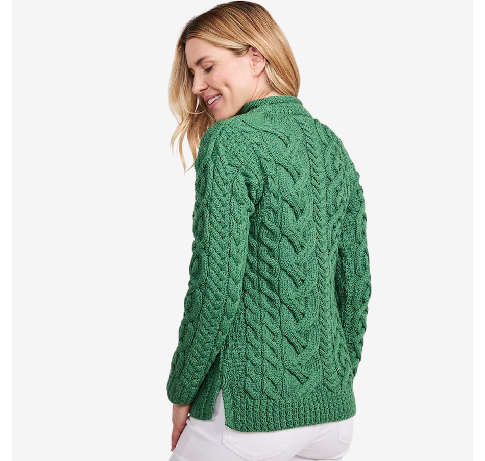 Image 101912_ALTMORE7.jpg, Product 101-912 / Price $134.99, Aran Woollen Mills Asymmetrical Rollneck Sweater from Aran Woollen Mills on TSC.ca's Fashion department