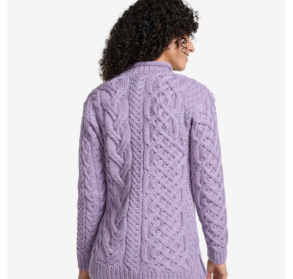 Image 101912_ALTMORE8.jpg, Product 101-912 / Price $134.99, Aran Woollen Mills Asymmetrical Rollneck Sweater from Aran Woollen Mills on TSC.ca's Fashion department