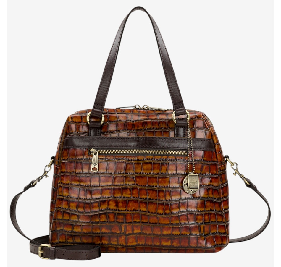 Image 101964_AUTCO.jpg, Product 101-964 / Price $249.00, Patricia Nash Rosora Leather Satchel from Patricia Nash on TSC.ca's Fashion department