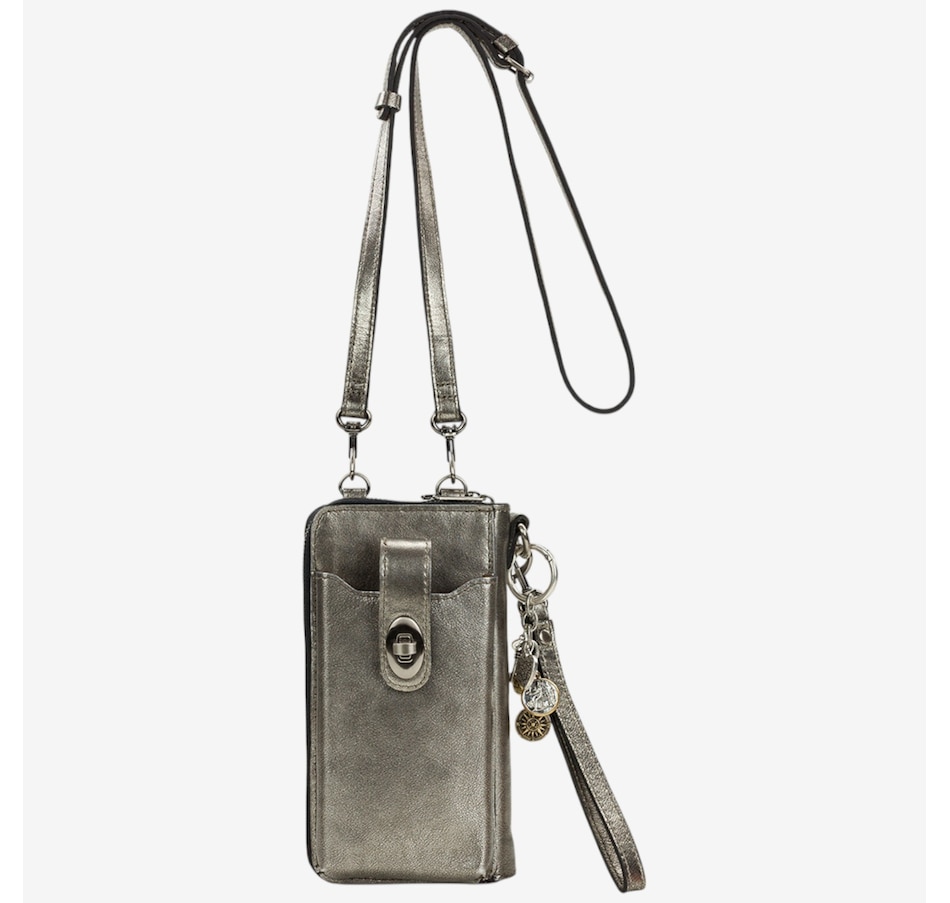 Image 101984_ANTPM.jpg, Product 101-984 / Price $129.99, Patricia Nash Amalia Phone Crossbody with Wristlet Strap and Charm from Patricia Nash on TSC.ca's Fashion department
