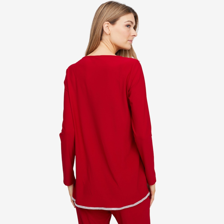 Image 101985_ALTMORE3.jpg, Product 101-985 / Price $19.33, Nina Leonard 2-Piece Tulip Hem Top and Slim Leg Pant from Nina Leonard on TSC.ca's Fashion department