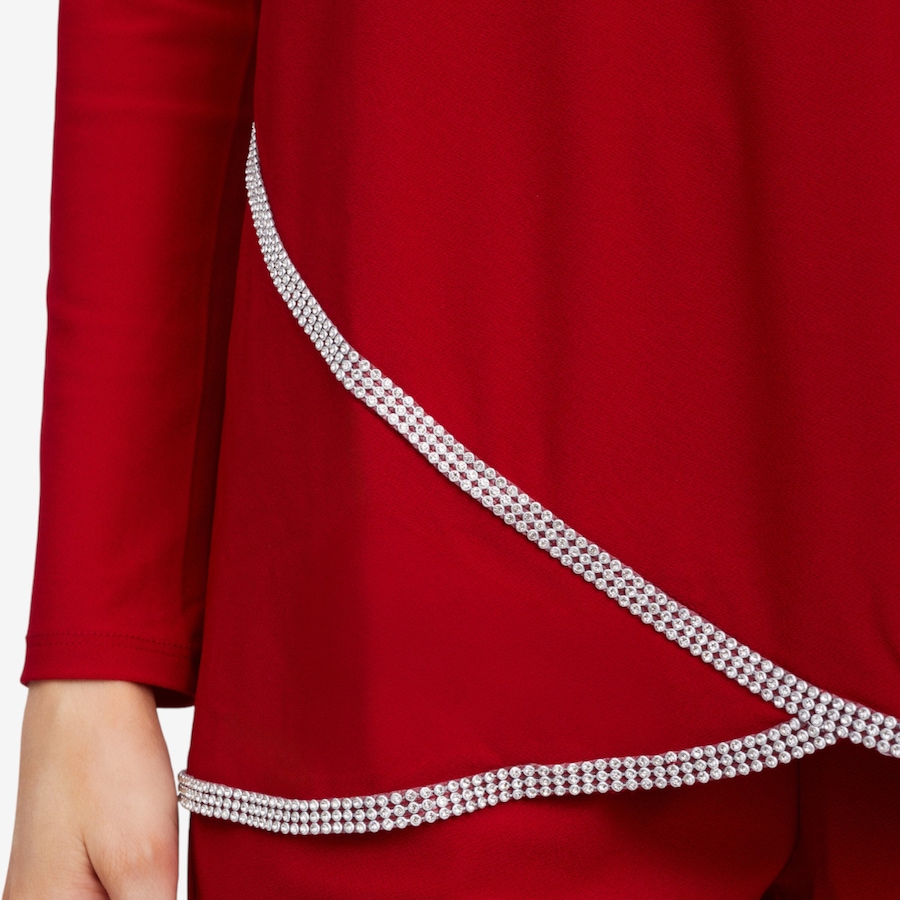Image 101985_ALTMORE4.jpg, Product 101-985 / Price $19.33, Nina Leonard 2-Piece Tulip Hem Top and Slim Leg Pant from Nina Leonard on TSC.ca's Fashion department