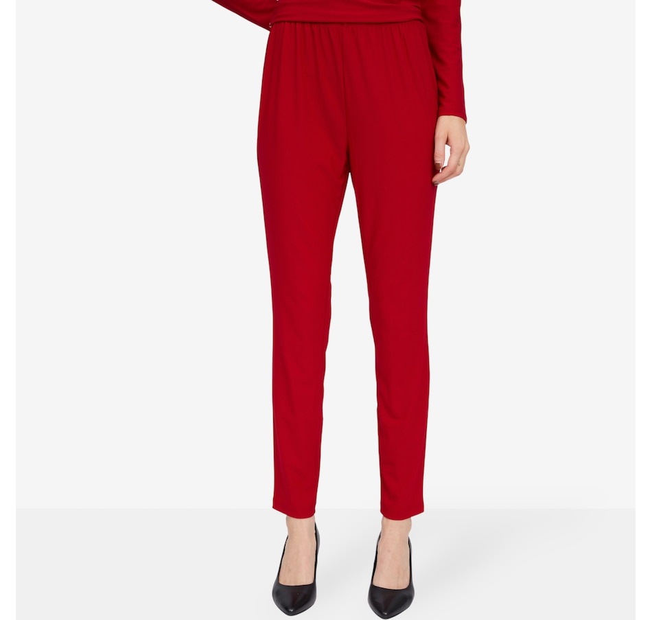 Image 101985_ALTMORE5.jpg, Product 101-985 / Price $99.99, Nina Leonard 2-Piece Tulip Hem Top and Slim Leg Pant from Nina Leonard on TSC.ca's Fashion department