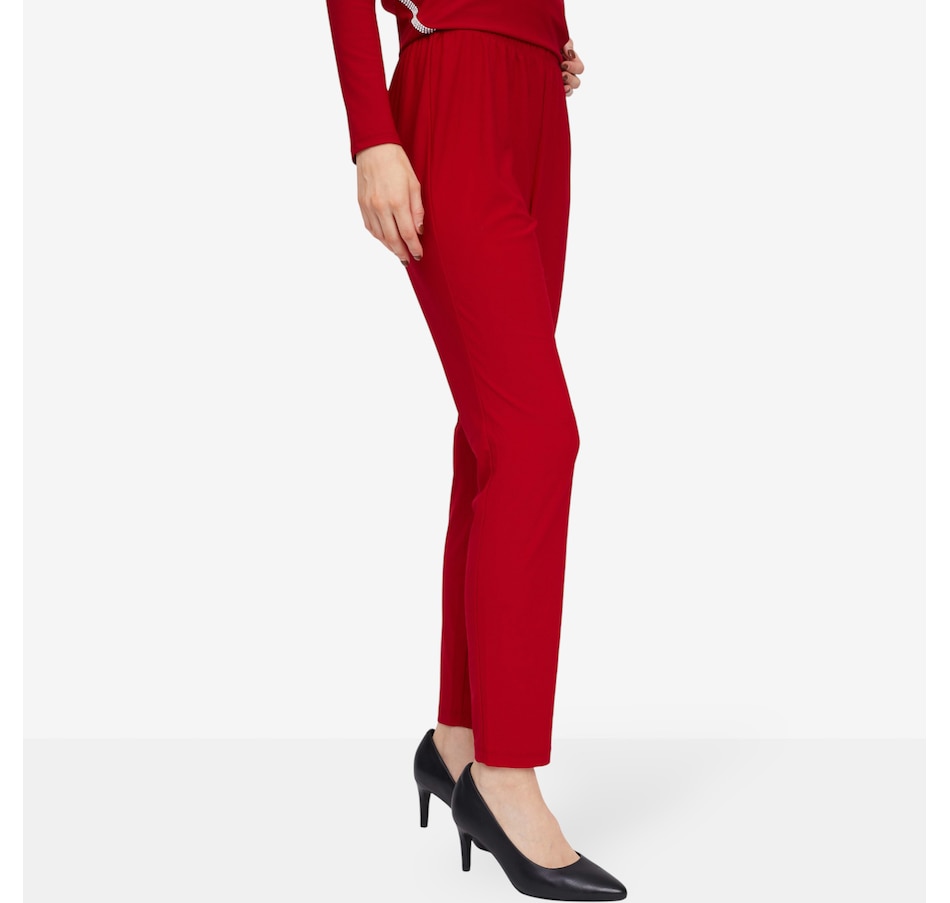 Image 101985_ALTMORE6.jpg, Product 101-985 / Price $99.99, Nina Leonard 2-Piece Tulip Hem Top and Slim Leg Pant from Nina Leonard on TSC.ca's Fashion department