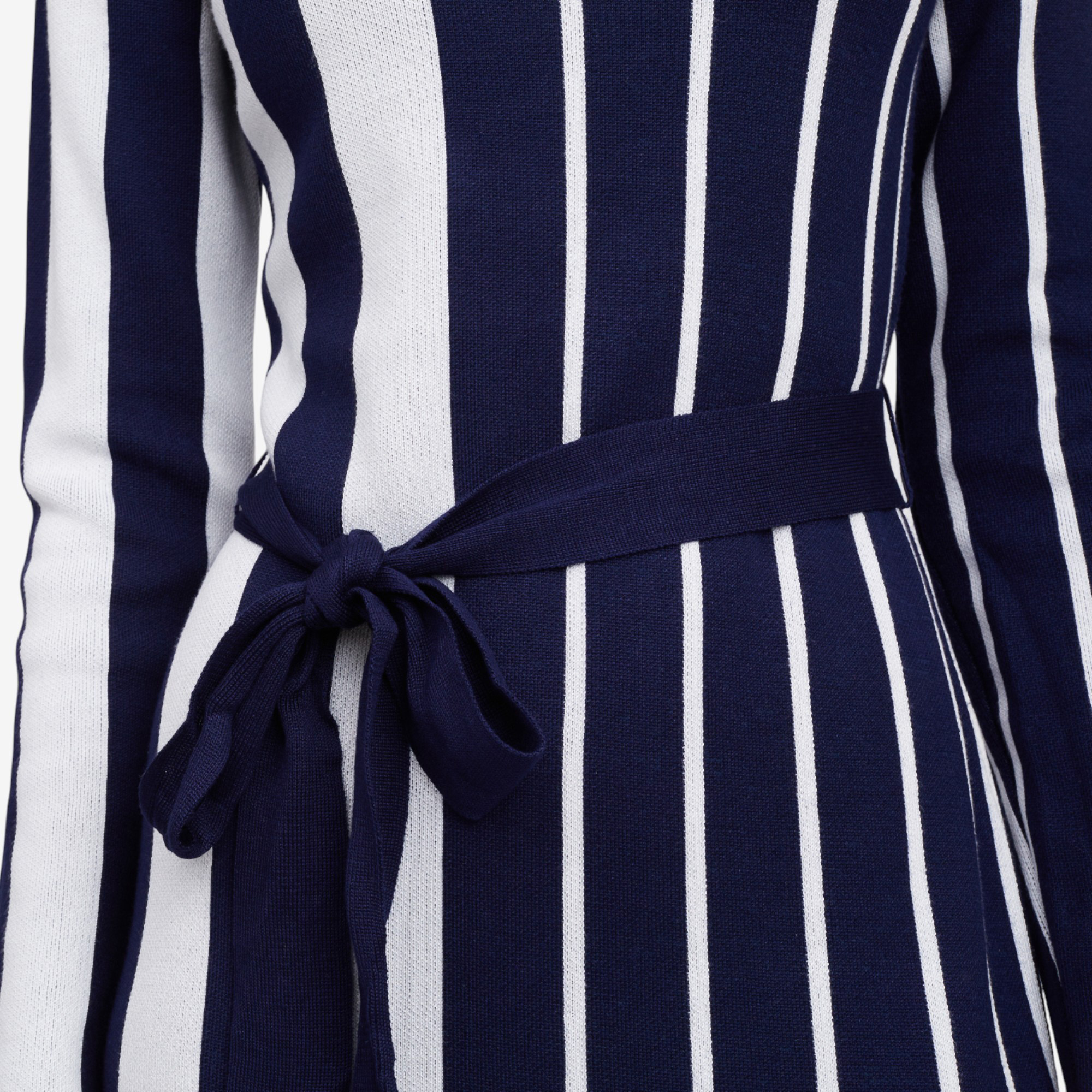 Nina Leonard Mixed Stripe Jacquard Sweater Dress - TSC.ca