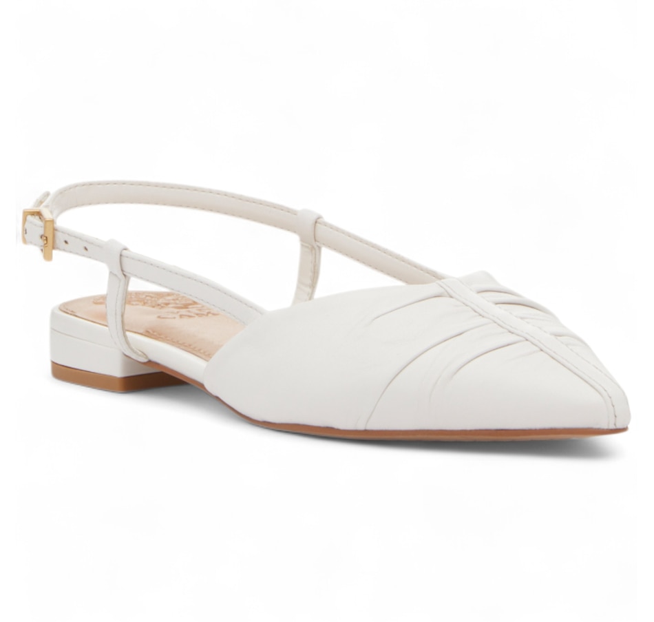 Image 102008_WHT.jpg, Product 102-008 / Price $165.00, Vince Camuto Agnes Flat Slingback from Vince Camuto on TSC.ca's Shoes department