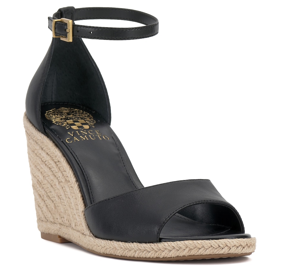Image 102013_BLK.jpg, Product 102-013 / Price $69.33, Vince Camuto Felyn Wedge Sandal from Vince Camuto on TSC.ca's Shoes department