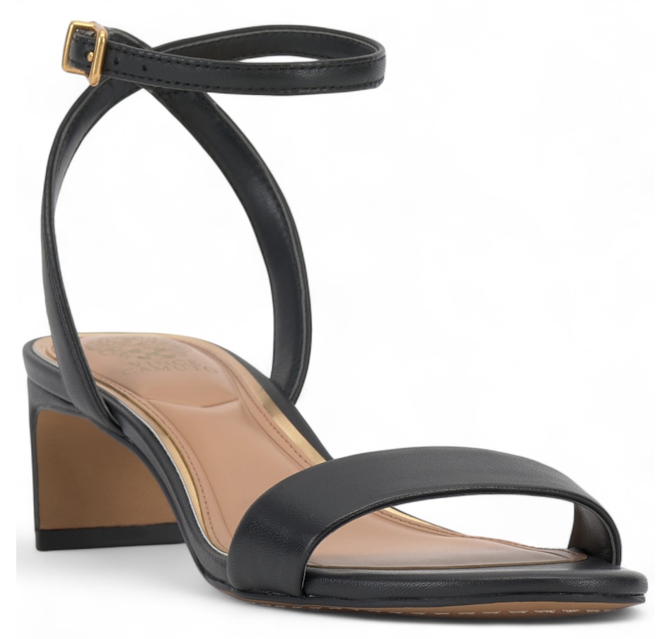 Image 102016_BLK.jpg, Product 102-016 / Price $79.88, Vince Camuto Lylah Ankle Strap Sandal from Vince Camuto on TSC.ca's Shoes department