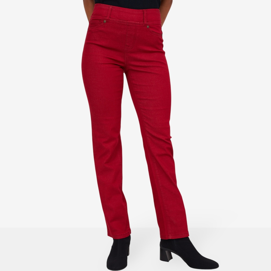 Image 102038_RBY.jpg, Product 102-038 / Price $64.88, Diane Gilman Coolmax Shaper Straight Leg Jean from DG2 by Diane Gilman on TSC.ca's Fashion department