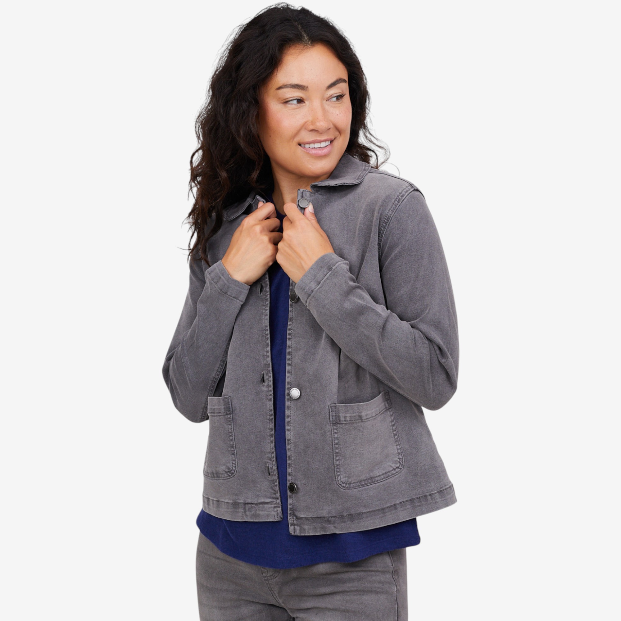 Diane Gilman Denim CoolMax French Country Jacket - TSC.ca